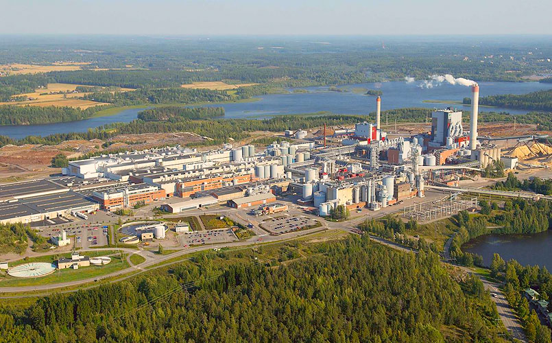 UPM открыл целлюлозный завод в Финляндии