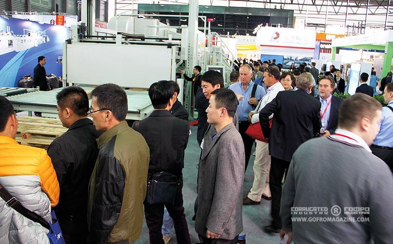 Демонтстрация работы линии Apstar HG2 1628 на стенде DongFang
