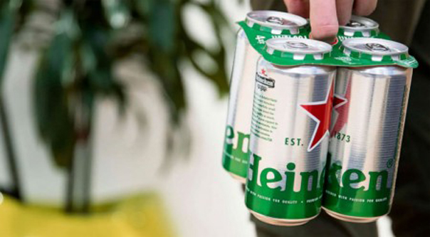 Heineken заменяет пластик на картон