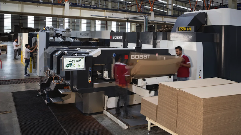B&B Triplewall regains corrugated world production record with BOBST flexo folder gluer