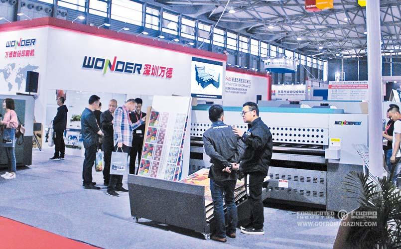 Многопроходные цифровые принтеры WonderJet на выставке Sino Corrugated