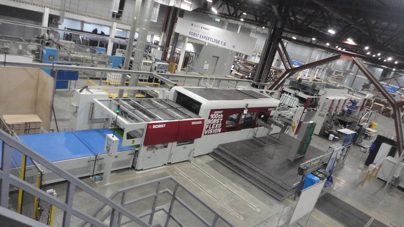 Bobst Flexo 160-Vision flexo printing press has been installed at Pavlovo-Posadskiy Gofrokombinat (PPGK)