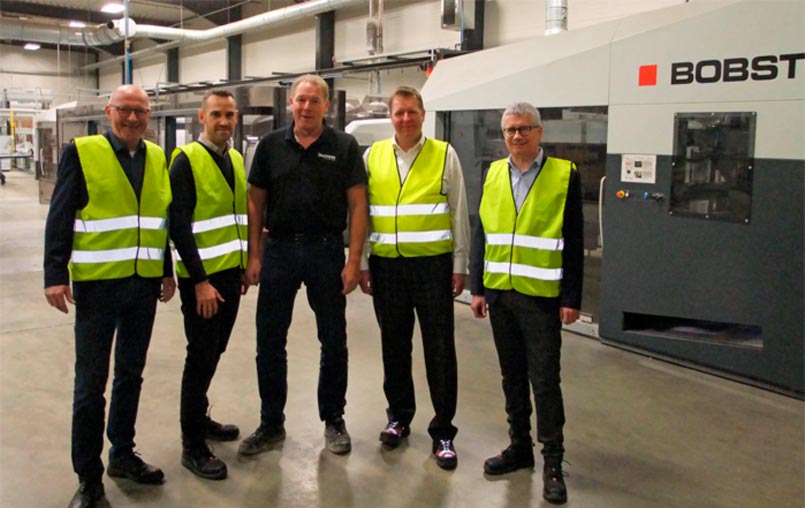 PACKNERS GmbH installs the world's 600th rotary die cutter from BOBST for the production of high-quality corrugated board packaging