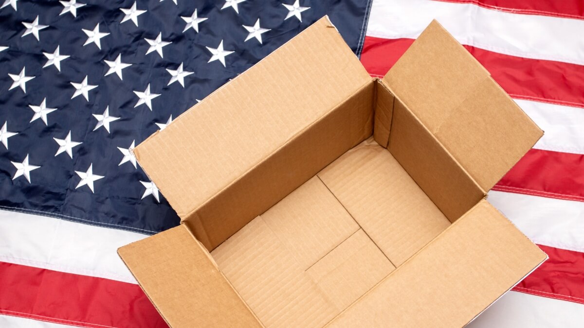 Поставки коробок у США зросли в третьому кварталі