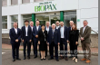Left to right: Phil Buttress (Heidelberg), Maxen Liu (Masterwork Group), Brian Murphy (BDO Northern Ireland), Ryan Miles (Heidelberg), Madam Li Li (Masterwork Group), Paul Thompson (Heidelberg), Dr Terry Cross OBE (Biopax), Lee Carson (Biopax), Patrick Cr