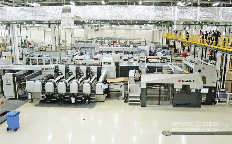 Перерабатывающая линия Bobst