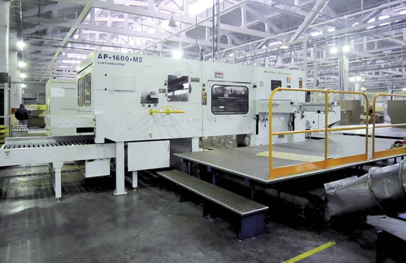Плосковысекательный пресс AP-1600-MII (Asahi, Japan) на ЗАО «Пермский ЦБК» (г. Пермь)