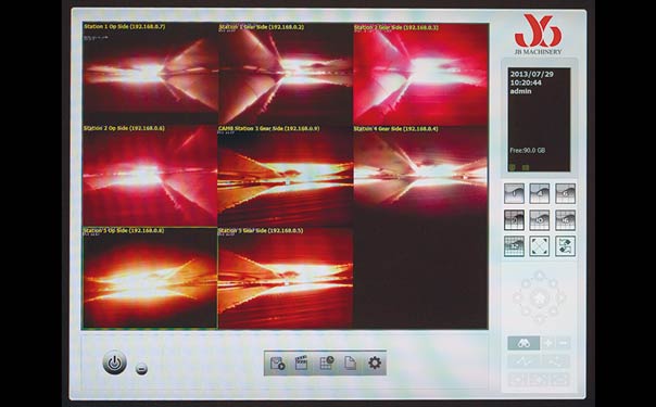 Интерфейс системы контроля печати VisionMaster