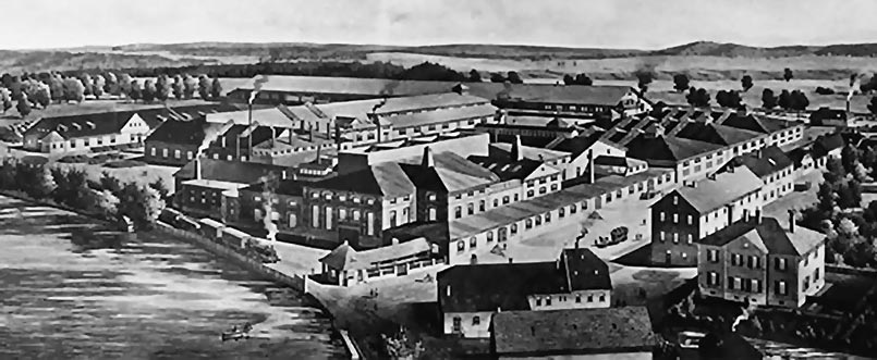 Завод BHS в Вайерхаммере (Weiherhammer), основан в 1717 году