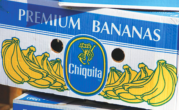 Узнаваемый гофрокороб от Chiquita banana