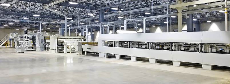 Гофроагрегат для производства 7-слойного гофрокартона, MAXCO California 