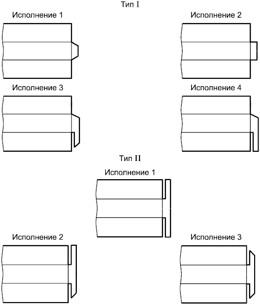 Примеры исполнений соединительного клапана